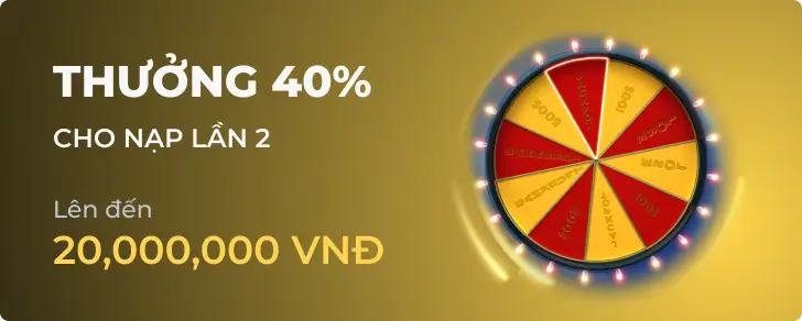 Khuyến mãi thưởng 40% tại B52 Club Khuyến mãi thưởng 40% tại B52 Club
